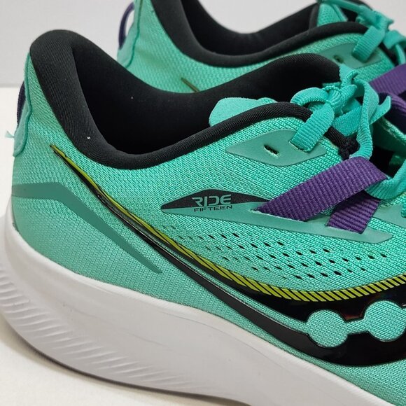 Saucony Ride Fifteen Running Shoes WMNS 10 Model S10729-26 PWRRun Foam Midsole - Picture 12 of 13